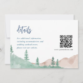 Natuur Mountain Forest Wedding Enclosure kaarten