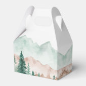 Natuur Mountain Forest Wedding Favoriet Box Bedankdoosjes (Achterkant)