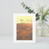Natuur Mountain South Africa ZA Wind Pump Briefkaart (Staand voorkant)