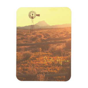 Natuur Mountain South Africa ZA Wind Pump Magneet