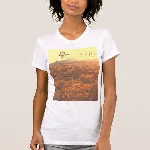 Natuur Mountain South Africa ZA Wind Pump T-shirt