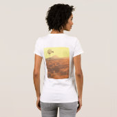 Natuur Mountain South Africa ZA Wind Pump T-shirt (Achterkant volledig)