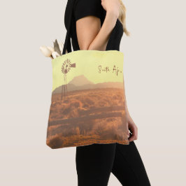 Natuur Mountain South Africa ZA Wind Pump Tote Bag