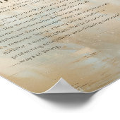 Natuur muurkunst, rustieke inrichting, terrafiele  poster (Hoek)