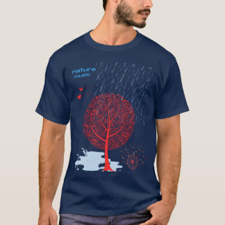 natuur muziek melodische natuur cadeau t-shirt