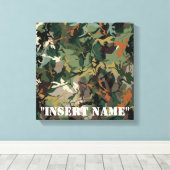 Natuur nabootsen: De wetenschap van Camouflage Canvas Afdruk (Insitu (Houten vloer))