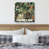 Natuur nabootsen: De wetenschap van Camouflage Canvas Afdruk (Insitu (Slaapkamer))