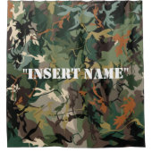 Natuur nabootsen: De wetenschap van Camouflage Douchegordijn (Voorkant)