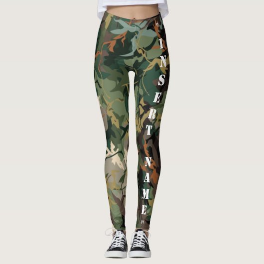 Natuur nabootsen: De wetenschap van Camouflage Leggings (Voorkant)
