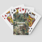 Natuur nabootsen: De wetenschap van Camouflage Pokerkaarten (Achterkant)