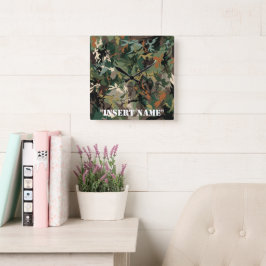 Natuur nabootsen: De wetenschap van Camouflage Vierkante Klok