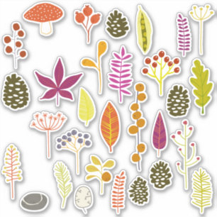 Natuur najaar sticker