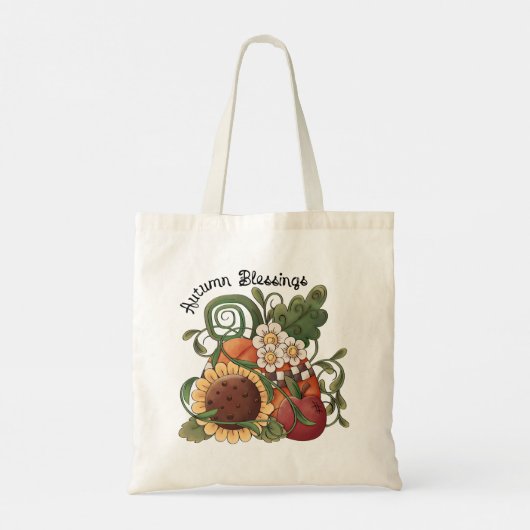 Natuur najaarzegeningen tote bag (Achterkant)