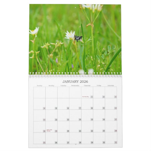 Natuur Natuurkalender Kalender (Jan 2026)