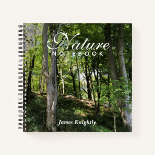 Natuur & Natuurlijk Bos Notitieboek met Naam