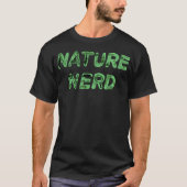 Natuur Nerd - Groen Wit T-shirt (Voorkant)