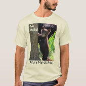 Natuur Nerds Regel Beer Volwassenen Shirt (Voorkant)