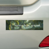 Natuur New age Bumpersticker, hoop, vernieuwing Pa Bumpersticker (Op auto)