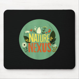 Natuur Nexus - Harmonische Natuur voor milieu P Muismat