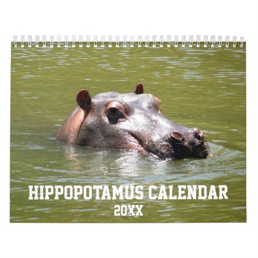 Natuur nijlpaard kalender (Hoes)