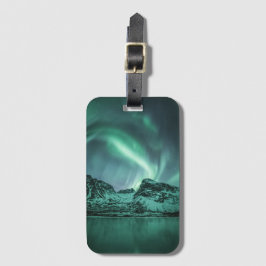 Natuur Noordelijke lampjes Foto Bagagelabel