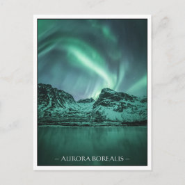 Natuur Noordelijke lampjes Foto Briefkaart