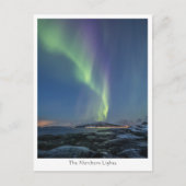 Natuur Noordelijke lampjes Foto Briefkaart (Voorkant)