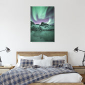 Natuur Noordelijke lampjes Foto Canvas Afdruk (Insitu (Slaapkamer))
