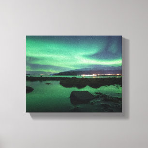 Natuur Noordelijke lampjes Foto Canvas Afdruk