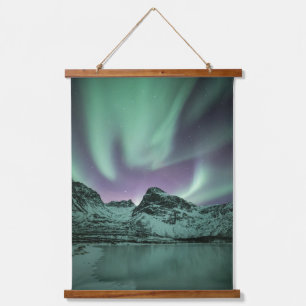 Natuur Noordelijke lampjes Foto Hangend Wandkleed