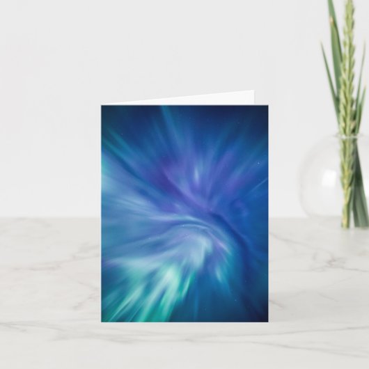 Natuur Noordelijke lampjes Foto Kaart (Voorkant)