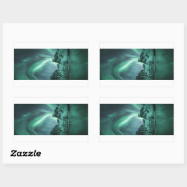 Natuur Noordelijke lampjes Foto Rechthoekige Sticker