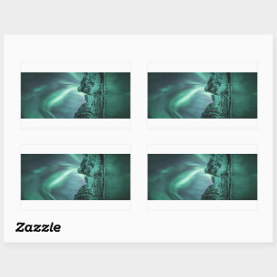 Natuur Noordelijke lampjes Foto Rechthoekige Sticker