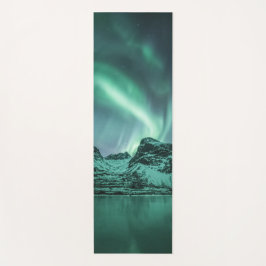 Natuur noorderlicht yogamat