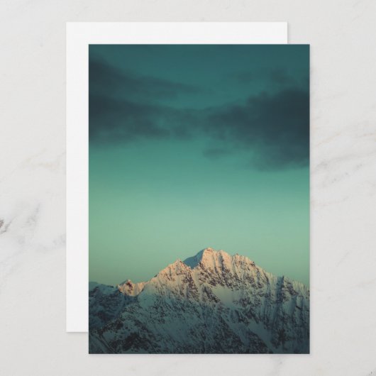 Natuur Noorwegen Feestdagenkaart (Voorkant / Achterkant)