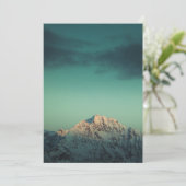 Natuur Noorwegen Feestdagenkaart (Staand voorkant)