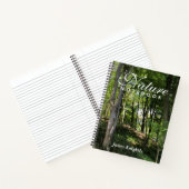 Natuur notitieboek met naam van de eigenaar (Binnen)