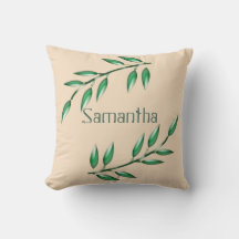 Natuur Nursery Green Leaves Baby Name