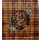 Natuur Nut Squirrel Douchegordijn (Voorkant)