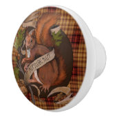 Natuur Nut Squirrel Keramische Knop (Rechts)