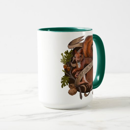 Natuur Nut Squirrel Mok (Voorkant rechts)