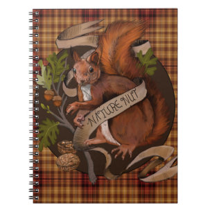 Natuur Nut Squirrel Notitieboek
