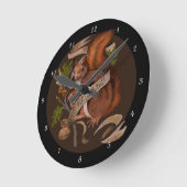 Natuur Nut Squirrel Ronde Klok (Hoek)