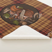 Natuur Nut Squirrel Sherpa Blanket Sherpa Deken (3/4)