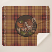 Natuur Nut Squirrel Sherpa Blanket Sherpa Deken (Voorkant (horizontaal))