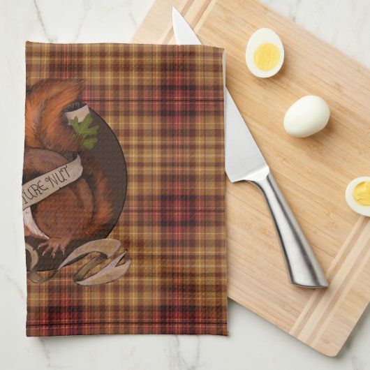 Natuur Nut Squirrel Theedoek (Quarter Fold)