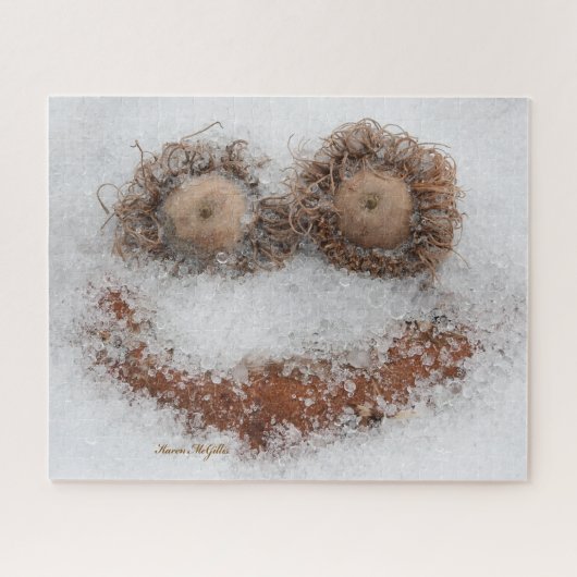 Natuur Nutty Sleety Smile Fotografische Kunst Legpuzzel (Horizontaal)