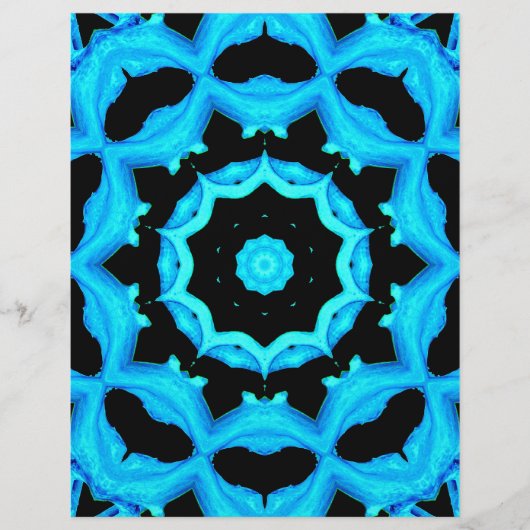 NATUUR OCEAN BLUE FLYER (Voorkant)