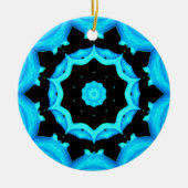 NATUUR OCEAN BLUE KERAMISCH ORNAMENT (Voorkant)