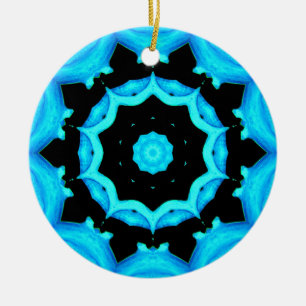 NATUUR OCEAN BLUE KERAMISCH ORNAMENT